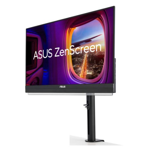 Asus 21.5" Portable IPS Monitor (ZenScreen MB229CF), 1920 x 1080, USB-C PD 60W, Speakers, Kickstand, C-Clamp, Partition Hook, Subwoofer