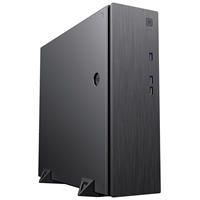 CiT S506 Case, Home & Business, Black, Slim Desktop Chassis, 2 x USB 3.0 / 1 x USB 2.0, Full Tool-Less Design, Micro ATX, Mini-ITX, TFX PSU Form Factor Required