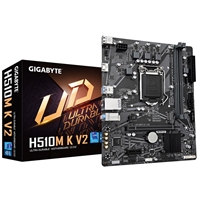 Gigabyte H510M K V2 Ultra Durable Intel 1200 Socket Motherboard, Micro-ATX, 2x DDR4 Slots, 1x M.2 Socket, GbE LAN, 1x HDMI Port