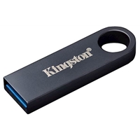 Kingston DataTraveler SE9 KE-U2X64-1AC USB Flash Drive, 64GB, USB 3.2, Read 220MB/s, Write 100MB/s, Nickle Casing