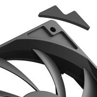 ANTEC P12 PWM Black Fan, 120mm, 1400RPM, 4-Pin PWM Connector, Highly Efficient Featuring Minimalism Styling & Optimized Fan Blade Design - Image 9