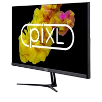 piXL PX24IVHF 24 Inch Frameless Monitor, Widescreen IPS LCD Panel, 5ms Response Time, 75Hz Refresh Rate, Full HD 1920 x 1080, VGA, HDMI, Internal PSU, 16.7 Million Colour Support, Black Finish, 3 Year Warranty - Image 5