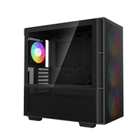 DeepCool CH560, Black, Mid Tower Gaming Case, Tempered Glass, 4x ARGB Fans, E-ATX/ATX/MicroATX - Image 5