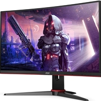 AOC C24G2AE/BK 24 Inch Curved Full HD VA Monitor, 165Hz, 1ms, DisplayPort, HDMI, VGA, Speakers, AMD FreeSync - Image 6