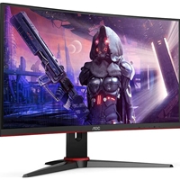 AOC C24G2AE/BK 24 Inch Curved Full HD VA Monitor, 165Hz, 1ms, DisplayPort, HDMI, VGA, Speakers, AMD FreeSync - Image 7
