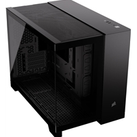 Corsair 2500X Mid-Tower Dual Chamber PC Case - Black, Tempered Glass, M-ATX Support, High Airflow Design, Cable Management, Dust Filters High Airflow Design - Image 2