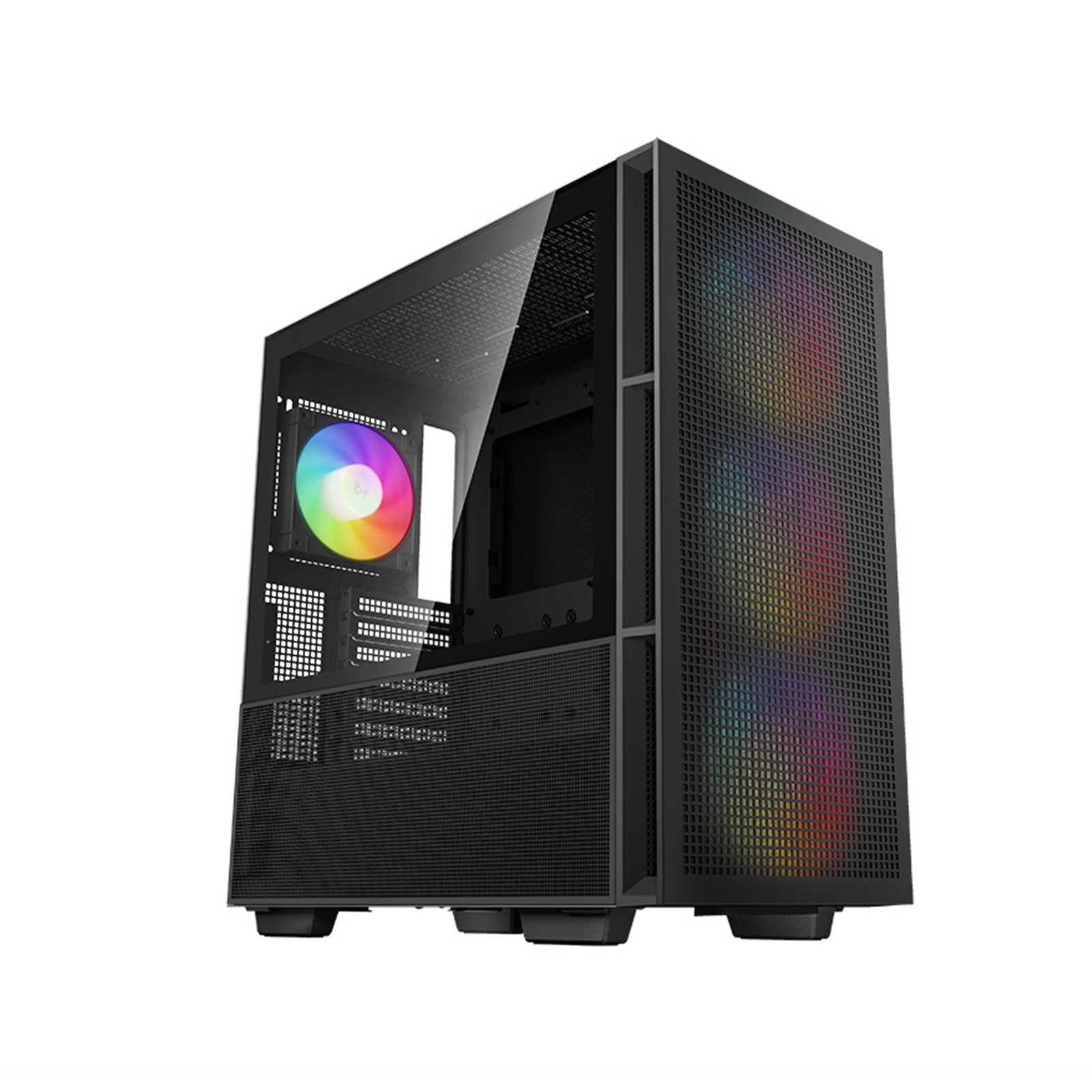 DeepCool CH560, Black, Mid Tower Gaming Case, Tempered Glass, 4x ARGB Fans, E-ATX/ATX/MicroATX - Image 4