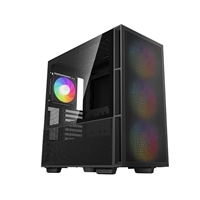 DeepCool CH560, Black, Mid Tower Gaming Case, Tempered Glass, 4x ARGB Fans, E-ATX/ATX/MicroATX - Image 2