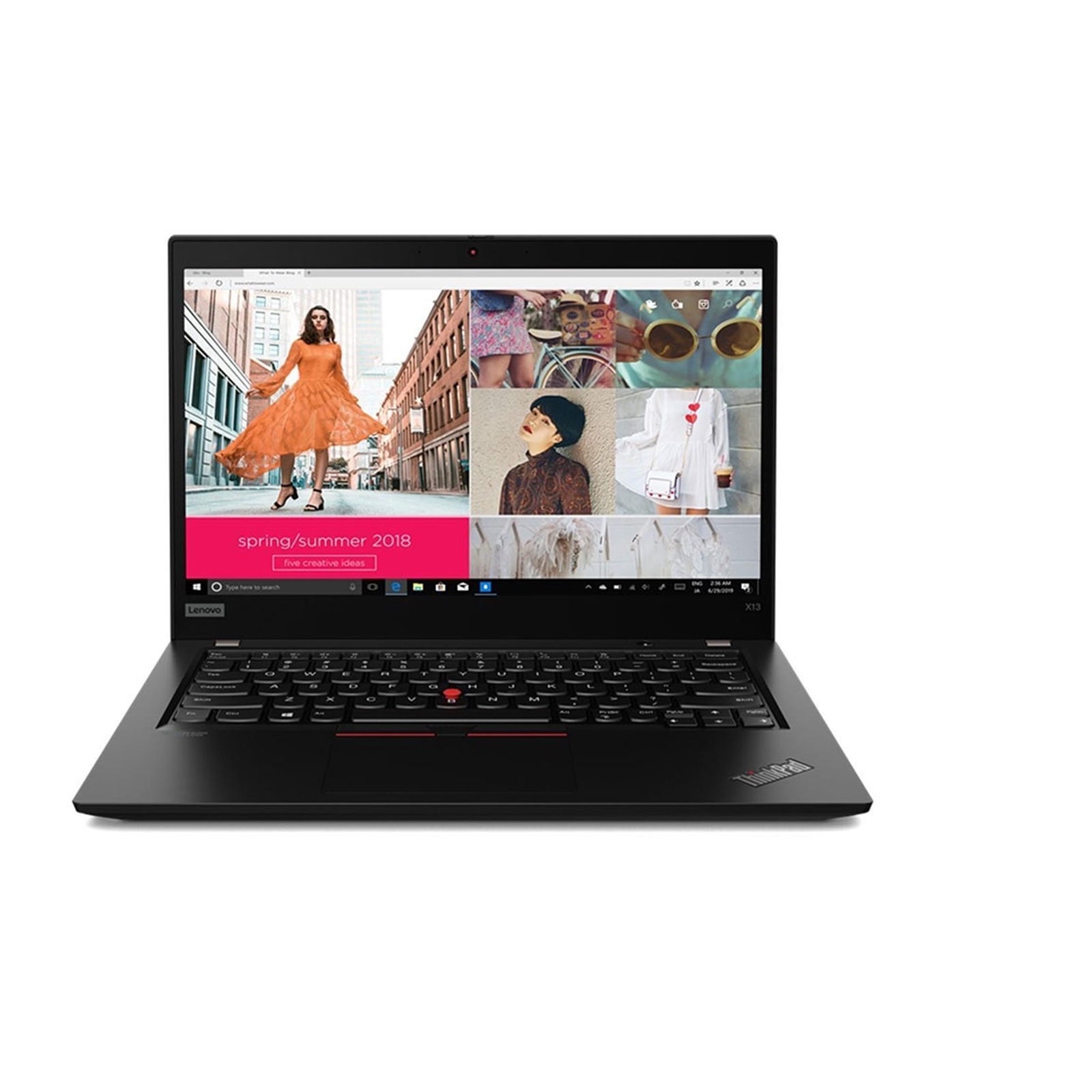 Lenovo ThinkPad X13 Laptop, 13.3 Inch Screen, AMD Ryzen 5 Pro 4650U, 8GB RAM, 256GB SSD, AMD Radeon Graphics, Backlit Keyboard, Windows 10 Pro - Image 4