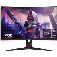 AOC C24G2AE/BK 24 Inch Curved Full HD VA Monitor, 165Hz, 1ms, DisplayPort, HDMI, VGA, Speakers, AMD FreeSync - Image 2