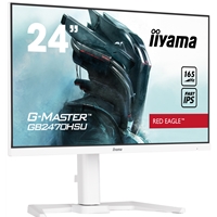 iiyama G-MASTER GB2470HSU-B5 Red Eagle 23.8 inch IPS Monitor, Full HD, 0.8ms, HDMI, DisplayPort, USB Hub, Freesync, 165Hz, Speakers, Internal PSU, Height Adjustable, Pivot, VESA, White - Image 8
