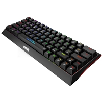 Marvo Scorpion KG962W-UK Tri-Mode Connection Wireless 60% TKL Mechanical Gaming Keyboard with Red Switches, 2.4GHz Wireless, Bluetooth or Wired, Rainbow Backlight, Anti-ghosting N-Key Rollover - Image 6
