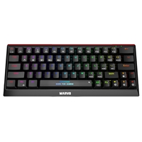 Marvo Scorpion KG962W-UK Tri-Mode Connection Wireless 60% TKL Mechanical Gaming Keyboard with Red Switches, 2.4GHz Wireless, Bluetooth or Wired, Rainbow Backlight, Anti-ghosting N-Key Rollover - Image 8