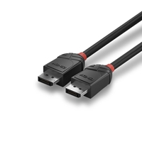 LINDY 36492 Black Line DisplayPort Cable, DisplayPort 1.2 (M) to DisplayPort 1.2 (M), 2m, Black & Red, Supports UHD Resolutions up to 4096x2160@60Hz, Triple Shielded Cable, Corrosion Resistant Copper 30AWG Conductors, Retail Polybag Packaging - Image 8