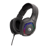 Marvo Scorpion H8360 Gaming Headphones, USB and 3.5mm, RGB Gaming Headset - PC, Xbox, Switch, PS5 and PS4 Compatible, Professional 40mm Audio Drivers, Omnidirectional Mic - Image 6