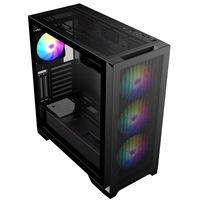 CRONUS Phanes Gaming PC Case, Mid Tower with Tempered Glass, ARGB Lighting, Enhanced Connectivity, and Superior Airflow, ATX, Micro ATX, Mini-ITX, and E-ATX - Image 6