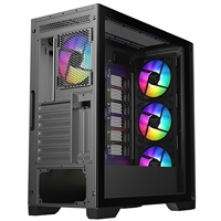 CRONUS Phanes Gaming PC Case, Mid Tower with Tempered Glass, ARGB Lighting, Enhanced Connectivity, and Superior Airflow, ATX, Micro ATX, Mini-ITX, and E-ATX - Image 8