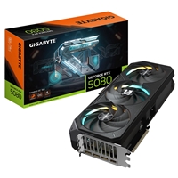 Gigabyte NVIDIA GeForce RTX 5080 GAMING OC 16G Graphics Card, 16GB GDDR7, 10752 CUDA Cores, 2730 MHz Core Clock, Triple Fan, RGB, 3x DisplayPorts / 1x HDMI Port