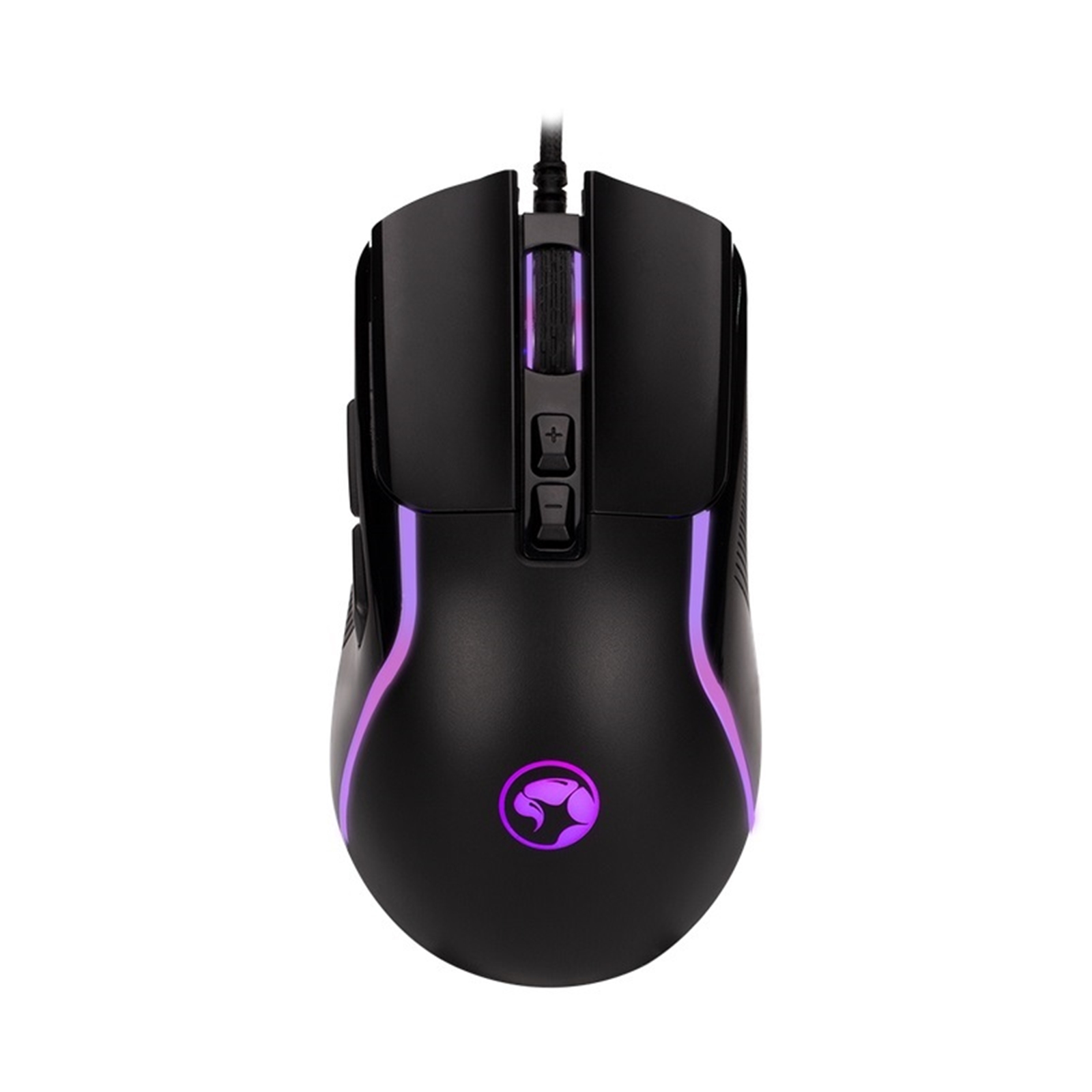Marvo Scorpion M292-BK Gaming Mouse, USB, 7 LED Colours, Adjustable up to 8000 DPI, Ergonomic Design, Gaming Grade Optical Sensor with 7 Programmable Buttons, Matte Black - Image 4