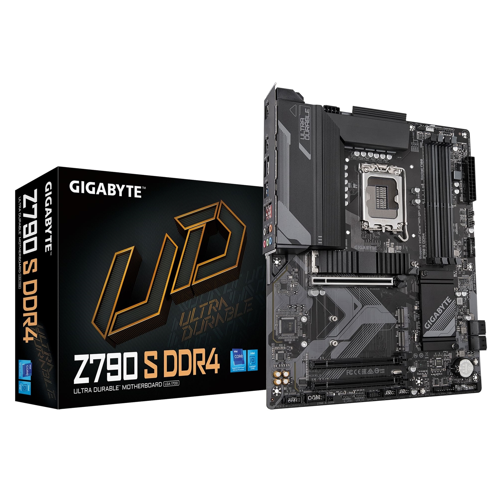 Gigabyte Z790 S DDR4 Ultra Durable Intel 1700 Socket Motherboard, ATX, 4x DDR4 Slots, 3x M.2 Sockets, 1x USB-C Port, Fitted I/O Shield, 2.5GbE LAN, 1x DisplayPort / 1x HDMI Port - Image 4