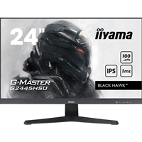 iiyama G-MASTER G2445HSU-B1 24 inch IPS Monitor, Full HD, 1ms, HDMI, DisplayPort, HDCP, USB Hubx2, Freesync, 100Hz, Speakers, Black, Internal PSU, VESA