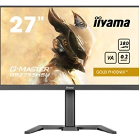 iiyama G-MASTER GB2795HSU-B1 27 inch IPS Monitor, Full HD, 0.2ms, HDMI, DisplayPort, HDCP, USB Hubx4, Freesync, 280Hz, Speakers, Black, Internal PSU, Height Adjust, Pivot, VESA