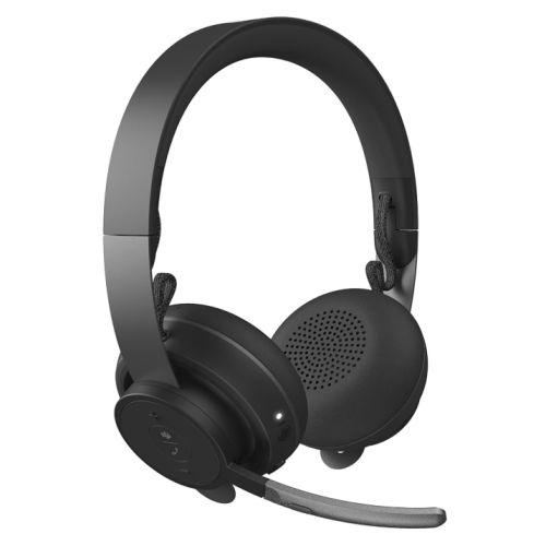 Logitech Zone Wireless MS Bluetooth/USB Headset, Active Noise Cancellation, Flip-to-Mute Noise-Canceling Mic, On-ear Controls
