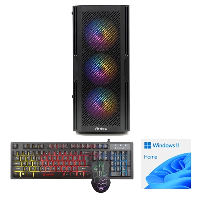 LOGIX Intel i5-10400F 6 Core 12 Threads, 2.90GHz (4.30GHz Boost), 16GB DDR4 RAM, 1TB NVMe M.2, 80 Cert PSU, RTX3060 12GB Graphics, Windows 11 home installed + FREE Keyboard & Mouse - Prebuilt System - Full 3-Year Parts & Collection Warranty - Image 2
