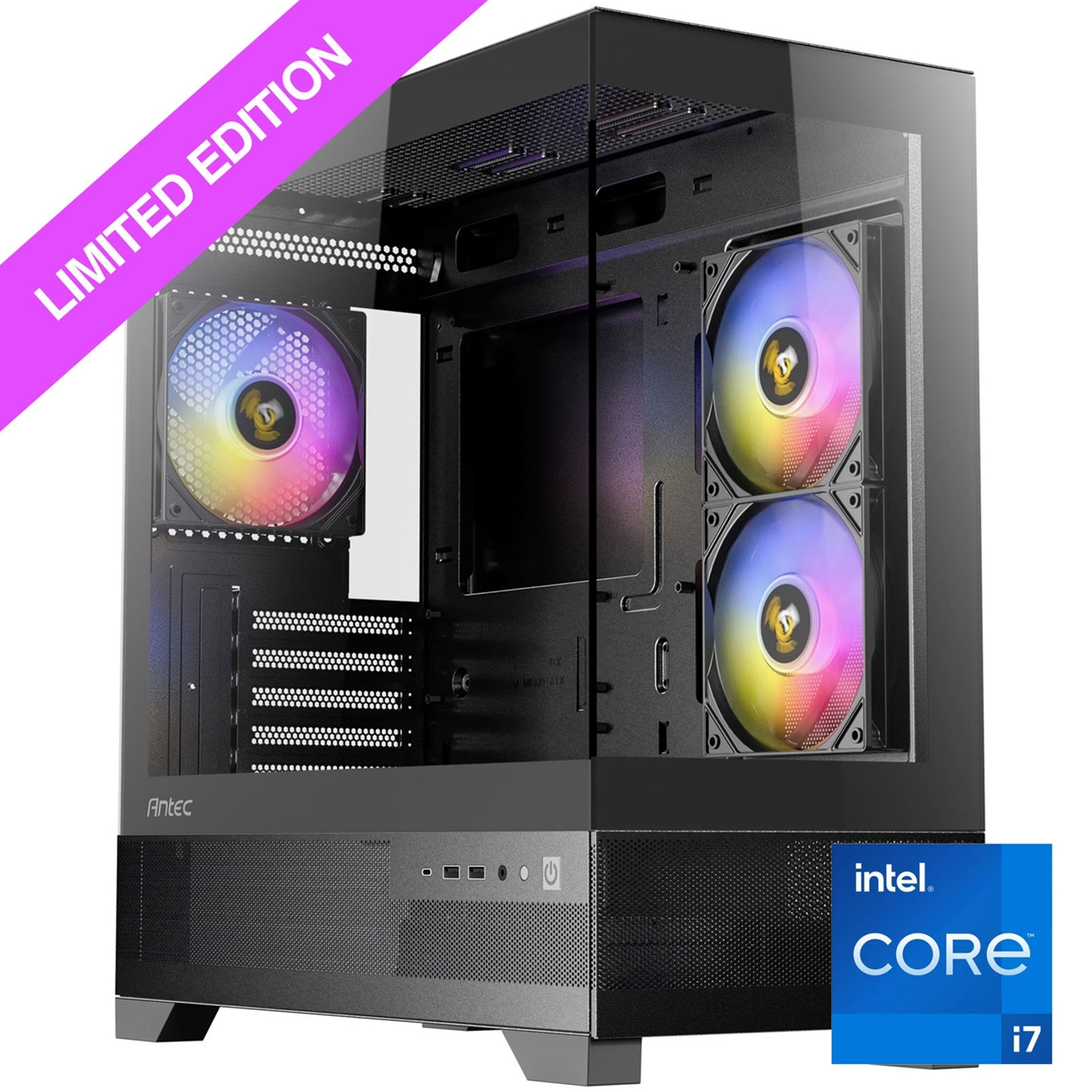 LOGIX RGB Gaming Build -Intel i7, 12 Core 20 Thread, 3.60GHz (5.00GHz Boost), 32GB Kingston DDR5 RAM, 1TB Kingston SSD, Gigabyte RTX 4060 8GB Graphics 240mm RGB Liquid Cooler, WiFi 6, Windows 11 Home PC - Image 4