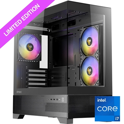 LOGIX RGB Gaming Build -Intel i7, 12 Core 20 Thread, 3.60GHz (5.00GHz Boost), 32GB Kingston DDR5 RAM, 1TB Kingston SSD, Gigabyte RTX 4060 8GB Graphics 240mm RGB Liquid Cooler, WiFi 6, Windows 11 Home PC - Image 3