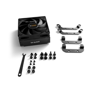 be quiet! Pure Rock LP Low-Profile Fan CPU Cooler, Universal Socket, High Quality 92mm PWM Black Cooling Fan, 2500RPM, 3 Heat Pipes, 100W TDP, Extremely Compact Design for Mmall Form Factor Systems, Intel LGA 1700 & AMD AM5 Compatible - Image 9