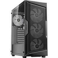 Antec AX61 Elite: Mid-Tower ATX Gaming Case with High-Airflow Mesh Front Panel, 4 x 120mm ARGB Fans, Tempered Glass Side Panels, Support for Up to 8 Fans, - Image 5