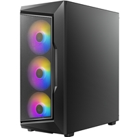 Antec AX61 Elite: Mid-Tower ATX Gaming Case with High-Airflow Mesh Front Panel, 4 x 120mm ARGB Fans, Tempered Glass Side Panels, Support for Up to 8 Fans, - Image 8