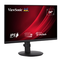 Viewsonic VA2408-HDJ 24 Inch IPS Monitor, Full HD, 100Hz, 5ms, VGA, HDMI, Display Port, Height Adjust, Pivot, Swivel, Int PSU, VESA - Image 4