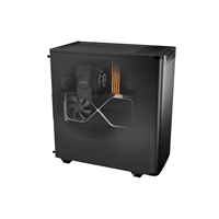 be quiet! Pure Base 501 Case, Airflow Black, Mid Tower, 2 x USB Type-A, 1 x USB Type-C, 2 x Pure Wings 2 140mm Black PWM Fans Included, Sleek front panel and airflow top cover for a unified, classic design. - Image 8