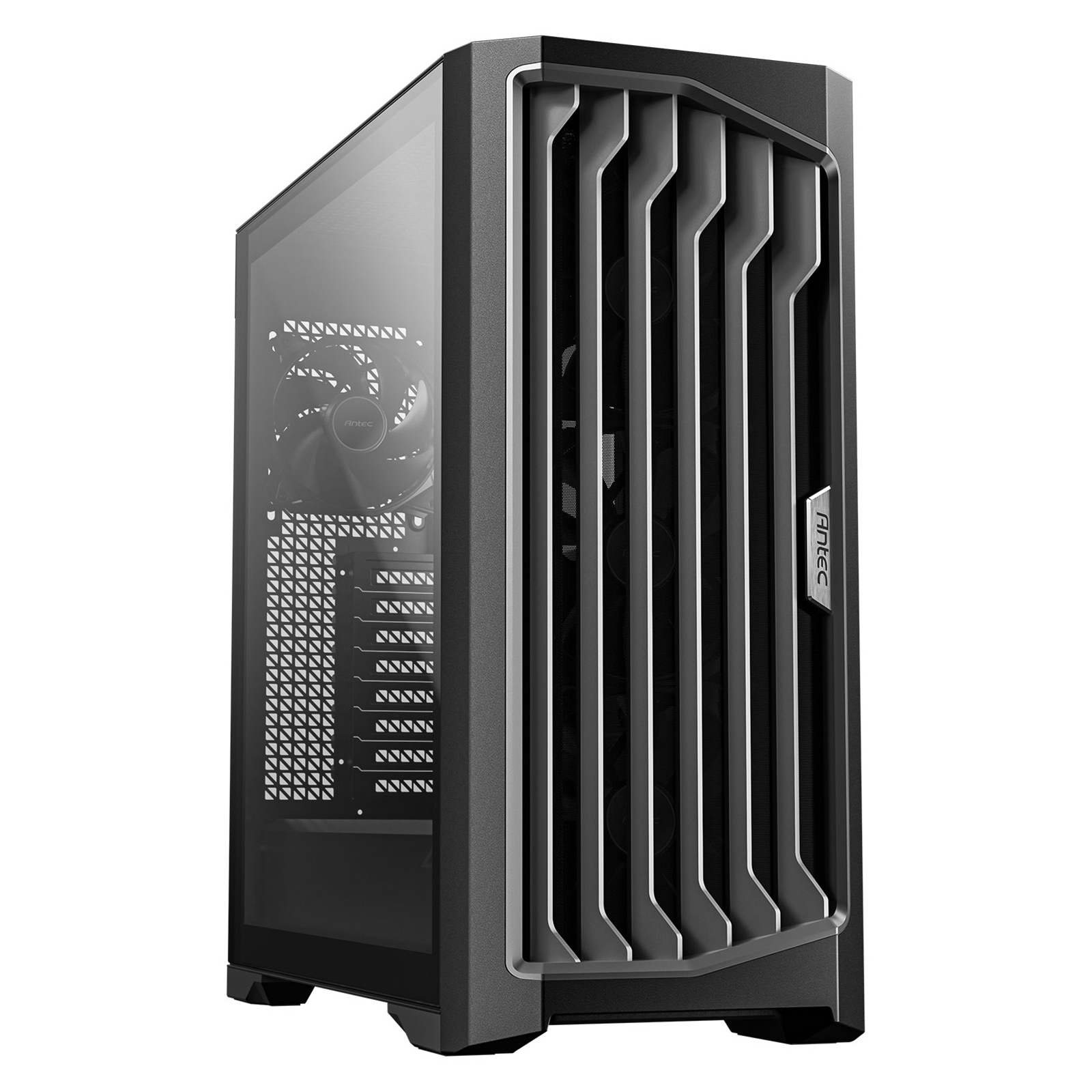 ANTEC Performance 1 FT Gaming Case, Black, E-ATX Full Tower, 2x USB 3.0, 1x USB Type-C 10Gbps, Temperature Display, 4mm Tempered Glass Side Panel, E-ATX, ATX, Micro-ATX, ITX - Image 4