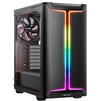 be quiet! Pure Base 501 DX Case, Airflow Window Black, Mid Tower, 2 x USB Type-A, 1 x USB Type-C, 3 x Pure Wings 3 140mm Black PWM Fans Included, Dynamic case front design with elegant ARGB lighting inside and outside of the case - Image 2