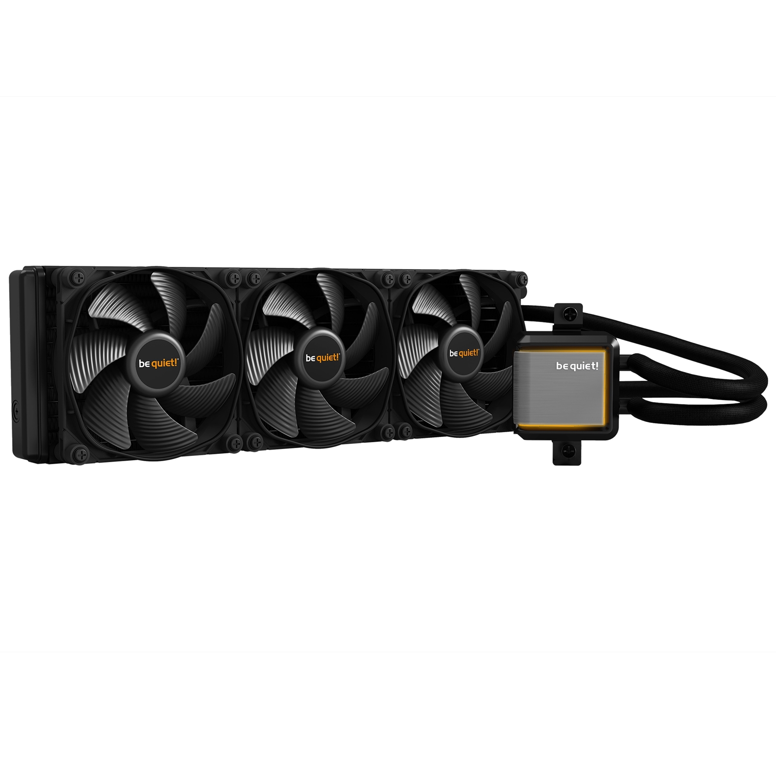 be quiet! Silent Loop 2 AiO Liquid CPU Cooler, Universal Socket, 360mm Radiator, 3 x Silent Wings 3 120mm PWM High Speed 2200RPM Black Cooling Fan, Addressable RGB LED Pump Head with Powerful 3 Chamber Design to Significantly Reduce Turbulences & Noise - Image 4