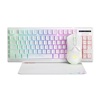 Marvo Scorpion CM310 Loot 30 3 in 1 RGB Gaming UK Layout TKL Keyboard, Mouse and Mat Bundle (White) - Image 2