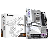 Gigabyte B650E AORUS ELITE X AX ICE AMD AM5 Socket Motherboard, ATX, 4x DDR5 Slots, 3x M.2 Sockets, 2x USB-C Port, Fitted I/O Shield, 2.5GbE LAN, Wi-Fi 6E, 2x HDMI Port / 1x USB-C - Image 2