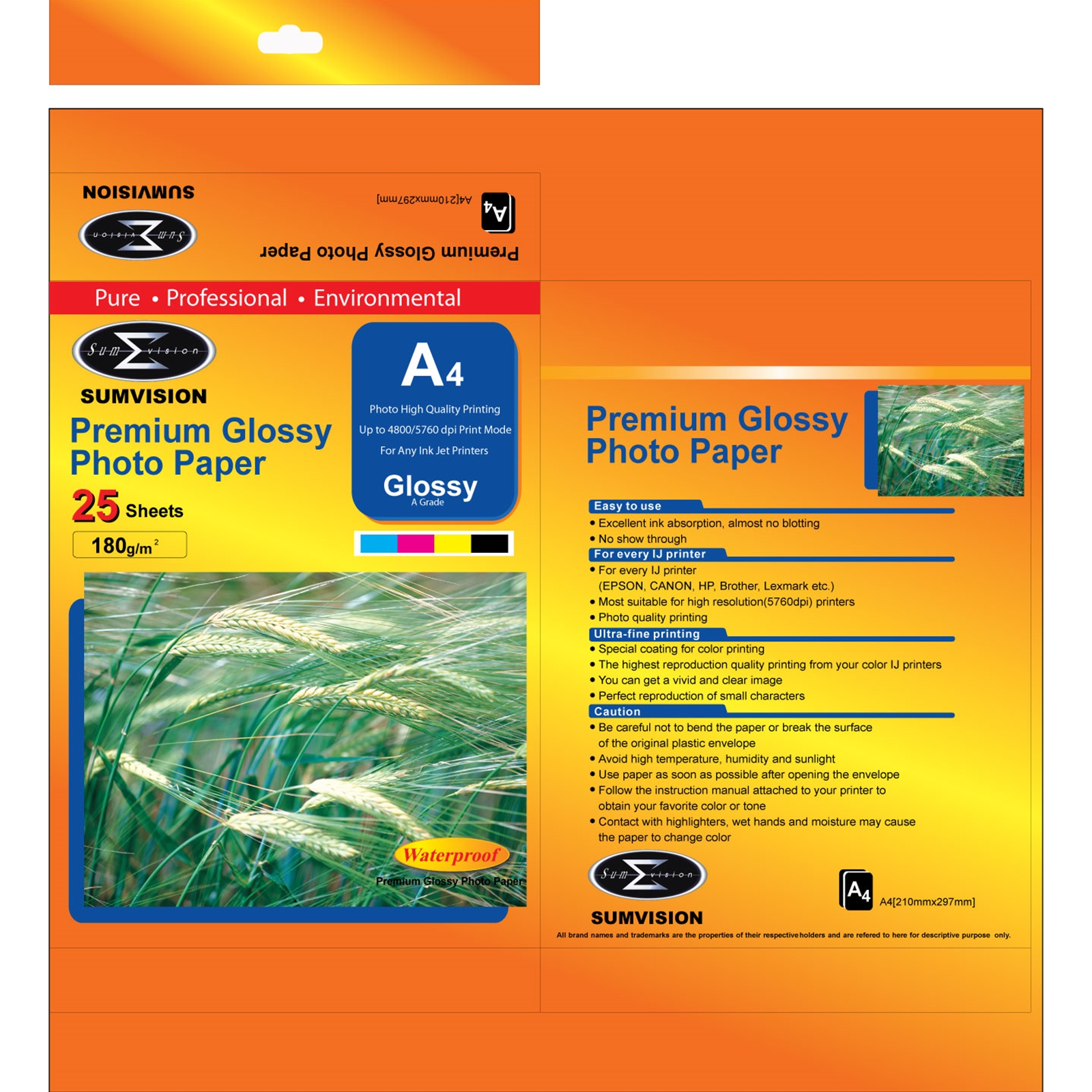 Sumvision A4 180gsm (25 pack) Glossy Photo Paper - Image 4