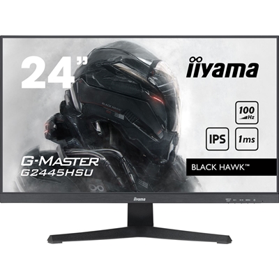 iiyama G-MASTER G2445HSU-B1 24 inch IPS Monitor, Full HD, 1ms, HDMI, DisplayPort, HDCP, USB Hubx2, Freesync, 100Hz, Speakers, Black, Internal PSU, VESA - Image 3