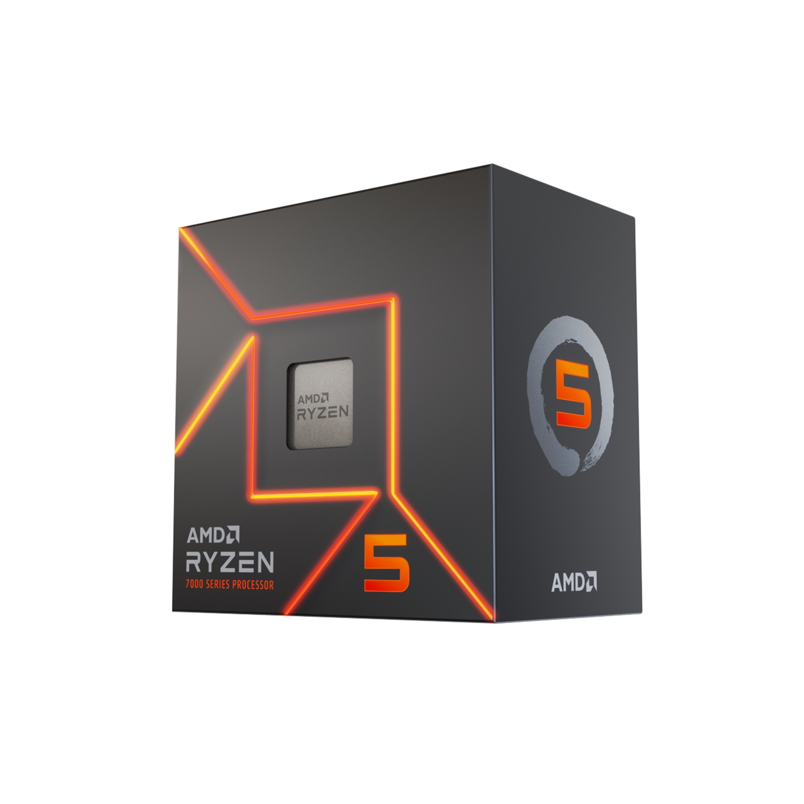 AMD Ryzen 5 7600 6 Core AM5 Processor, 12 Threads, 3.8Ghz up to 5.1Ghz Turbo, 38MB Cache, 65W, Wraith Stealth Cooler, Radeon Graphics, - Image 4
