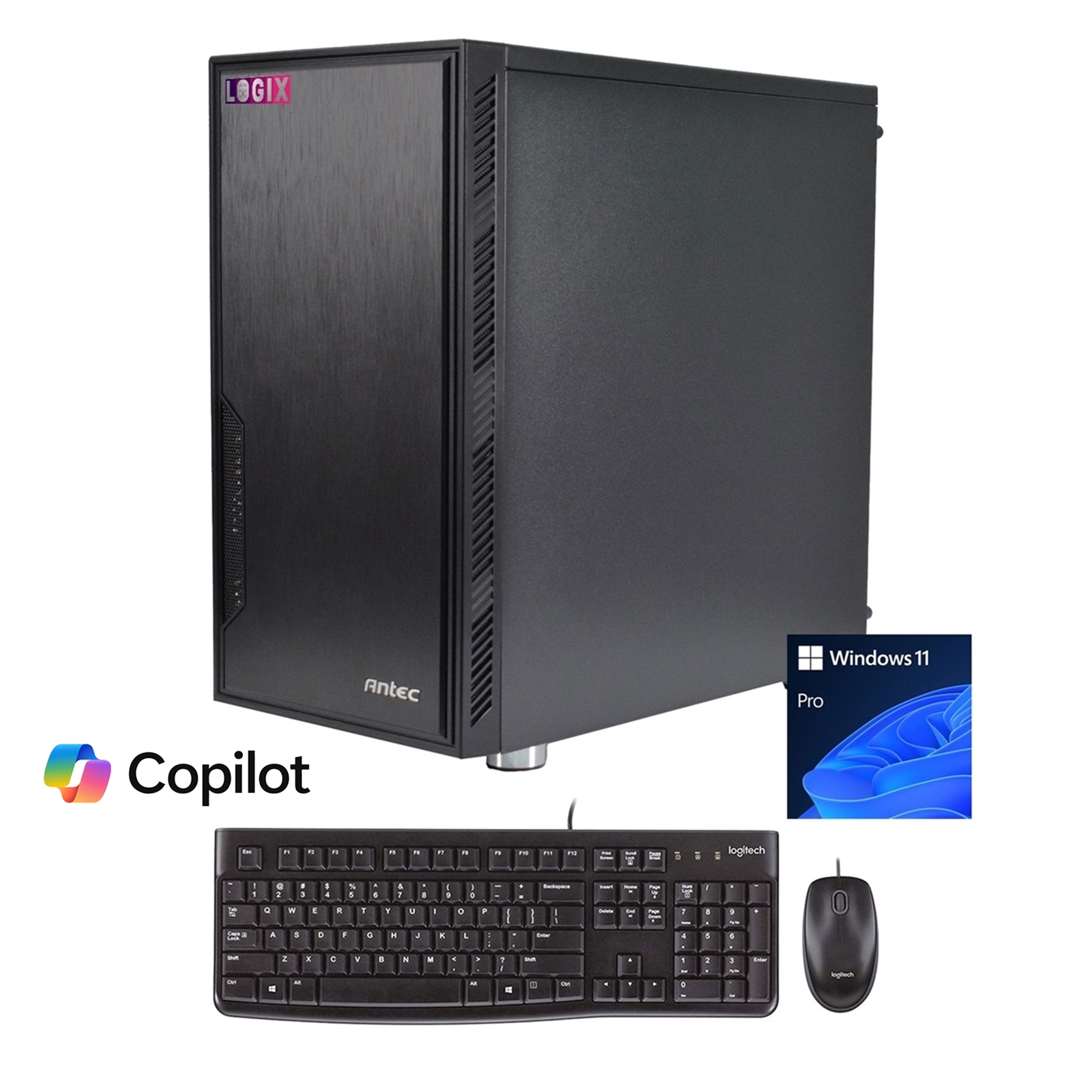 LOGIX 14th Gen Intel Core i5 4.70GHz 16GB RAM, 500GB SSD Business/Education Desktop PC with Windows 11 PRO & Keyboard & Mouse - Image 4