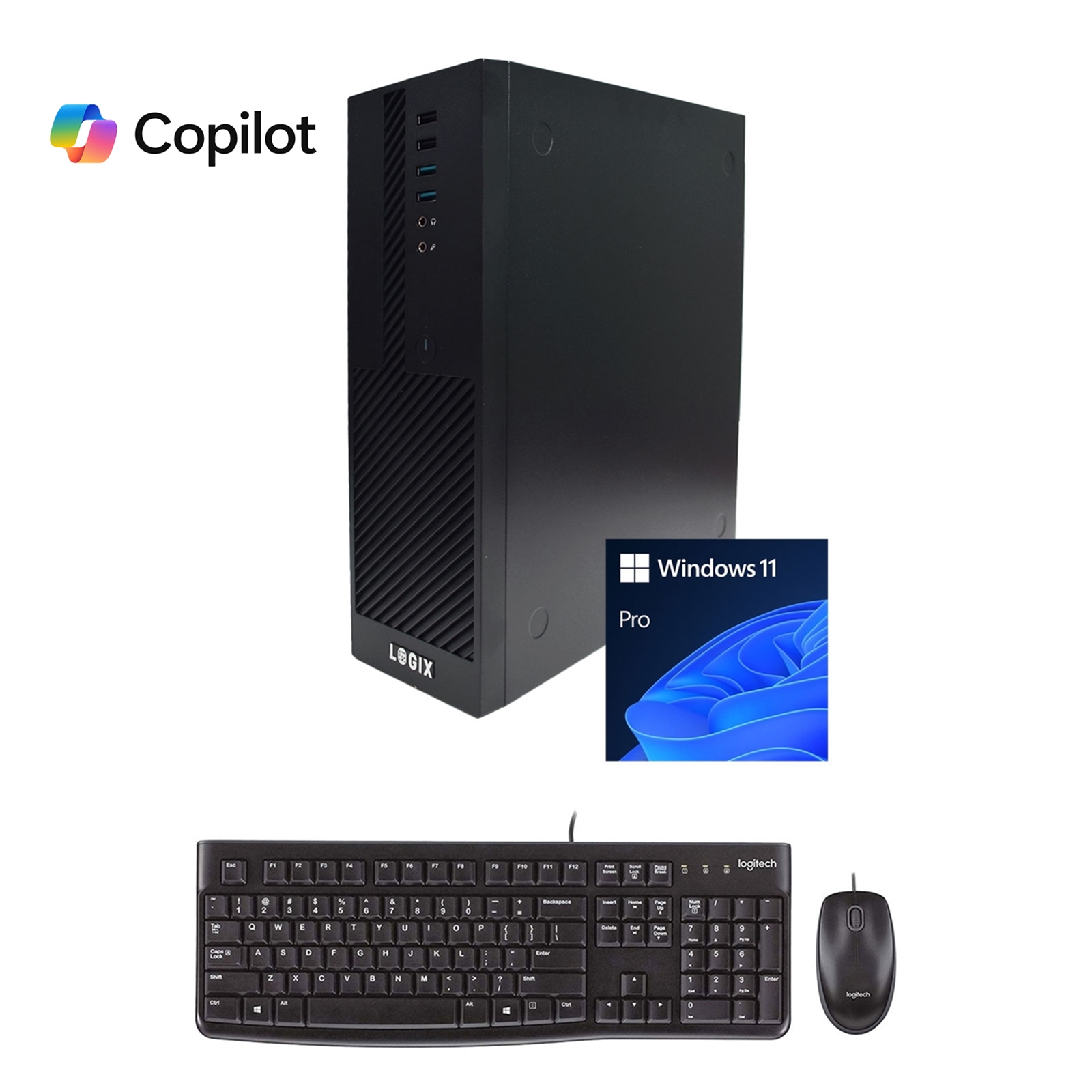 LOGIX 12th Gen Intel Core i7 12 Core Small Form Factor SFF Business / Education PC with 16GB RAM, 1TB SSD, Windows 11 Pro, Keyboard, Mouse & 3 Year Warranty - Image 4