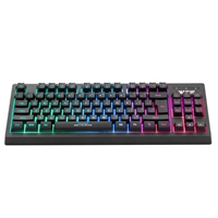 Marvo Scorpion K607 80% TKL Layout Multimedia USB 2.0 Wired 3 Colour Backlit Gaming Keyboard - Image 8