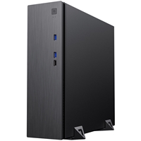 CiT S506 Case, Home & Business, Black, Slim Desktop Chassis, 2 x USB 3.0 / 1 x USB 2.0, Full Tool-Less Design, Micro ATX, Mini-ITX, TFX PSU Form Factor Required - Image 6