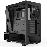 be quiet! Pure Base 500DX Case, Black, Mid Tower, 1 x USB 3.2 Gen 1 Type-A / 1 x USB 3.2 Gen 2 Type-C, Tempered Glass Side Window Panels, 3 x Pure Wings 2 140mm Black PWM Fans Included, ARGB LED Lighting Front Mesh Panel - Image 8