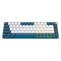 Royalaxe R68 Hot Swappable Mechanical Keyboard, 60% TKL Design, 67 Keys, 2.4GHz, Bluetooth 5.0 or Wired Connection, TTC Golden-Pink Switches, RGB, Windows and Mac Compatible, UK Layout - Image 6
