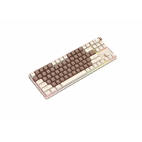 Royalaxe R87 Hot Swappable Mechanical Keyboard, 80% TKL Design, 89 Keys, 2.4GHz, Bluetooth 5.0 or Wired Connection, TTC Golden-Pink Switches, RGB, Windows and Mac Compatible, UK Layout - Image 5